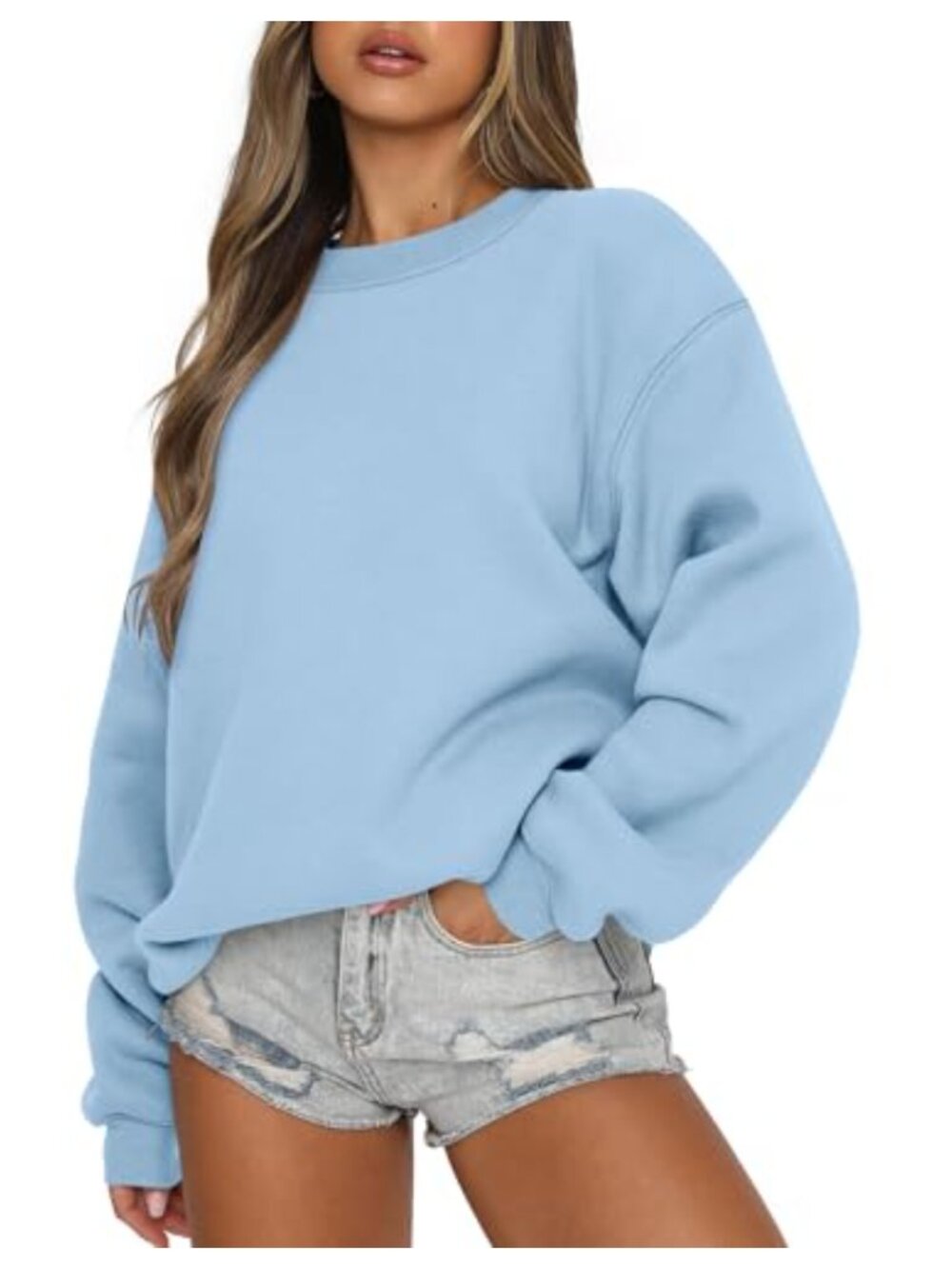 Oversized Hoodie Pullover Sweatshirt Cotton Polyester Fall Winter